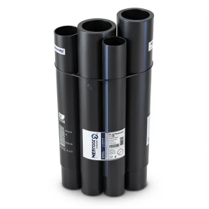 مواسير HDPE PE 80 ضغط 3.2 بار قطر خارجي 355 مم سمك 8.7 مم لون اسود | نيبروبلاست