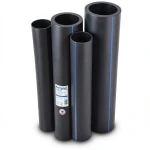 مواسير HDPE نيبروبلاست PE 100 ضغط 4 بار قطر خارجي 225 مم سمك 5.5 مم لون اسود | نيبروبلاست