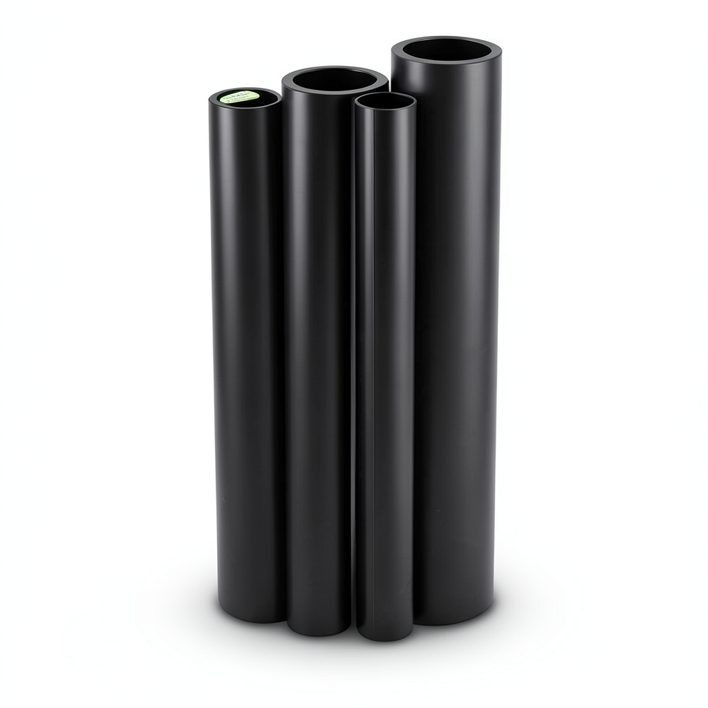 مواسير HDPE نيبروبلاست PE 80 ضغط 3.2 بار قطر خارجي 400 مم سمك 9.8 مم لون اسود | نيبروبلاست