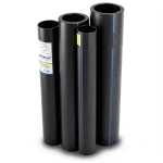 مواسير HDPE PE 100 ضغط 4 بار قطر خارجي 355 مم سمك 8.7 مم لون اسود | نيبروبلاست