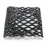 Hot Rolled (Black) Steel Expanded Metal Mesh  [Mazyoon] Thickness 2 mm Width 1.22 meter Length 4 meter | Bait Al Tatawor Company