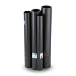 مواسير HDPE نيبروبلاست PE 80 ضغط 3.2 بار قطر خارجي 500 مم سمك 12.3 مم لون اسود | نيبروبلاست