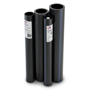 مواسير HDPE PE 100 ضغط 4 بار قطر 400 مم سمك 9.8 مم لون اسود | نيبروبلاست