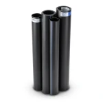 مواسير HDPE PE 100 ضغط 4 بار قطر خارجي 500 مم سمك 12.3 مم لون اسود | نيبروبلاست