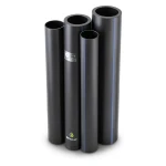 مواسير HDPE PE 100 ضغط 4 بار قطر خارجي 560 مم سمك 13.7 مم لون اسود | نيبروبلاست