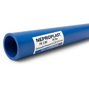 HDPE Pipes PE 80 Pressure 3.2 Bar Outside Diameter 280 mm Thickness 6.9 mm Blue | NEPROPLAST