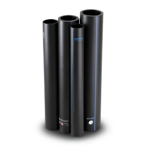 مواسير HDPE PE 100 ضغط 4 بار قطر خارجي 630 مم سمك 15.4 مم لون أسود | نيبروبلاست