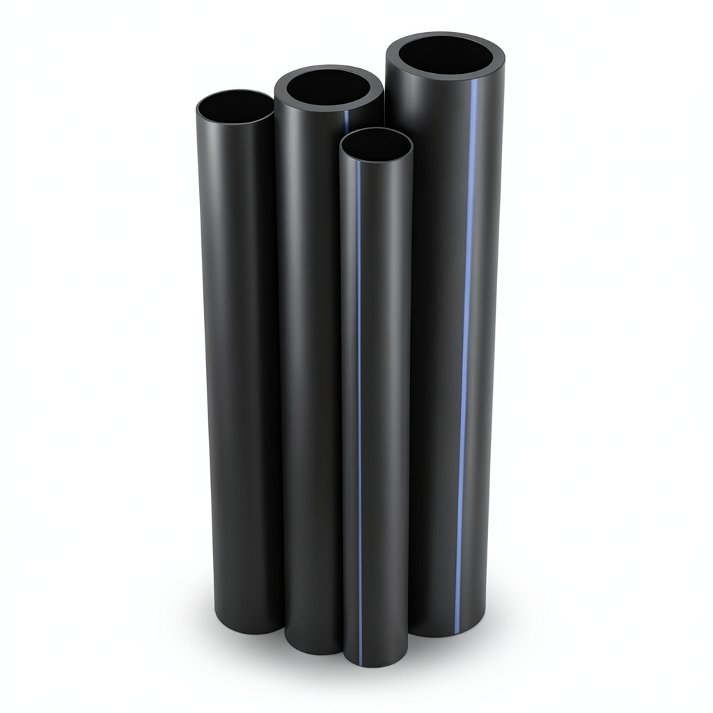 مواسير HDPE نيبروبلاست PE 80 ضغط 3.2 بار قطر خارجي 250 مم سمك 6.2 مم لون اسود | نيبروبلاست