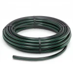 HDPE Plastic Coil Pipe  Nominal Pressure 6.2 Bar [PE 63] OD 110 mm  SDR 13.6  Color Black with Green Stripes | Almona Factory