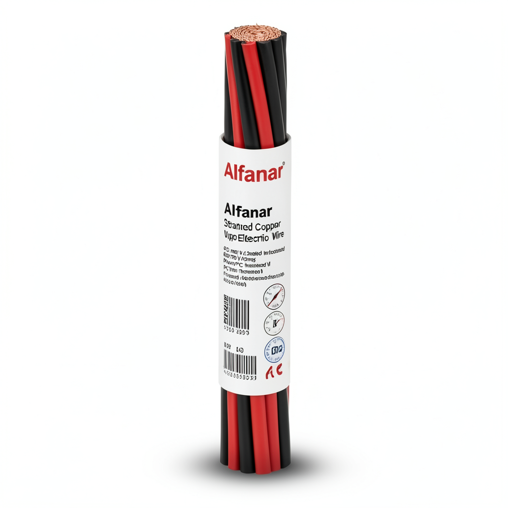 Alfanar 25 mm² Stranded Copper Electric Wire 450/750 V, PVC Insulated 1.2mm Thickness | Al Fanar
