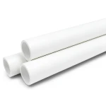 أنابيب ضغط UPVC مقاس 4 إنش سمك 3.51 مم لون أبيض ضغط 8.6 بار