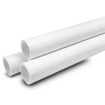 أنابيب ضغط UPVC مقاس 6 إنش سمك 5.18 مم لون أبيض ضغط 8.6 بار