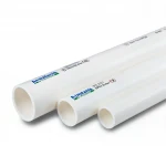 UPVC Pipes ALWatania Factory Nominal Pressure 8.6 Bar Size 3 inch Thickness 2.74 mm White 