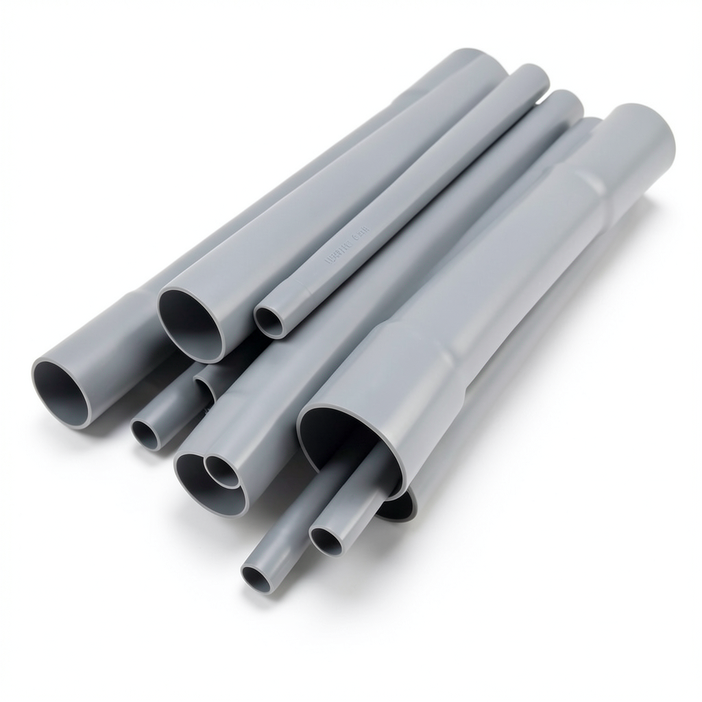 UPVC Pipes Nominal Pressure 6 Bar Outside Diameter 400 mm Thickness 11.7 mm Gray