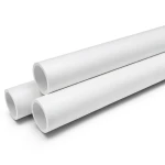 مواسير ضغط UPVC ضغط اسمي 11 بار مقاس 3 إنش سمك 3.43 مم لون أبيض