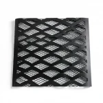 Hot Rolled (Black) Steel Expanded Metal Mesh  [Mazyoon] Thickness 2 mm Width 1.22 meter Length 4 meter | Bait Al Tatawor Company