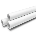مواسير ضغط UPVC ضغط اسمي 11 بار مقاس 8 إنش سمك 8.43 مم لون أبيض