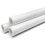 مواسير ضغط UPVC ضغط اسمي 13.8 بار مقاس ½1 إنش سمك 2.29 مم لون أبيض