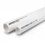 UPVC Pipes ALWatania Company Nominal Pressure 13.8  Bar Size 1 inch Thickness 1.60 mm White Colour