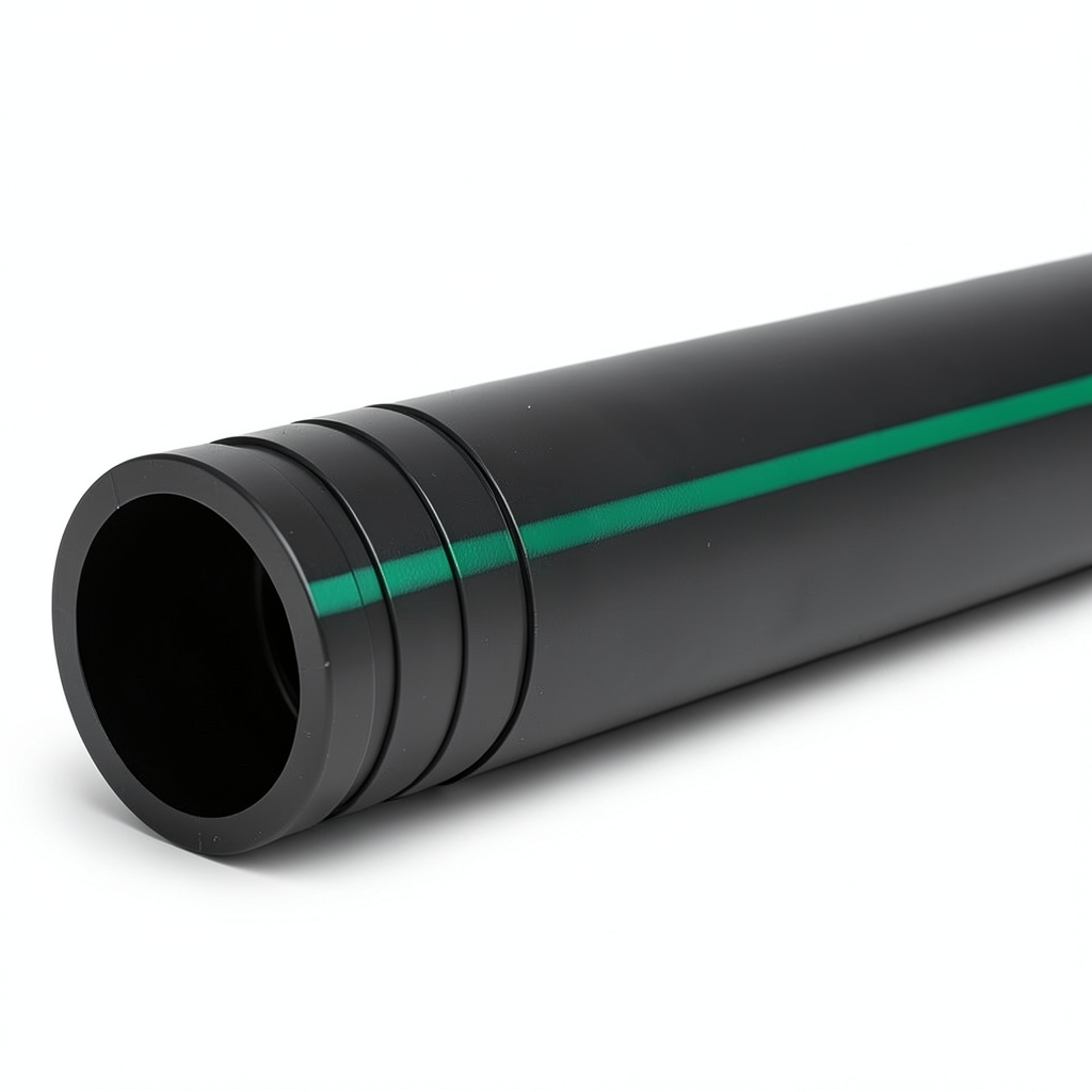 مواسير بلاستيك HDPE ضغط 12.5 بار PE 80 قطر خارجي 280 مم SDR 11 لون أسود