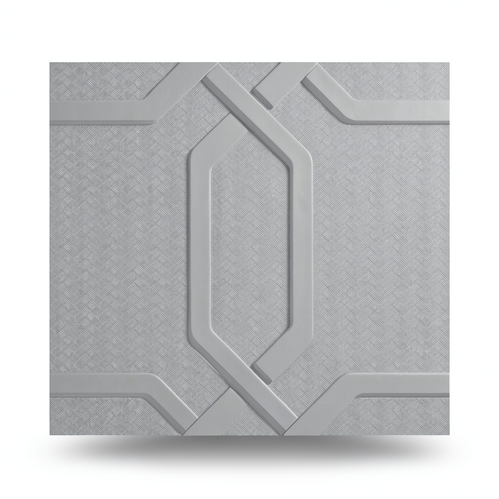Italian Wall Covering Gray Color 10m x 0.53m Model 21101
