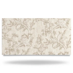 Wallpaper Floral Design 10mx1.06m Beige Color, Model 38010