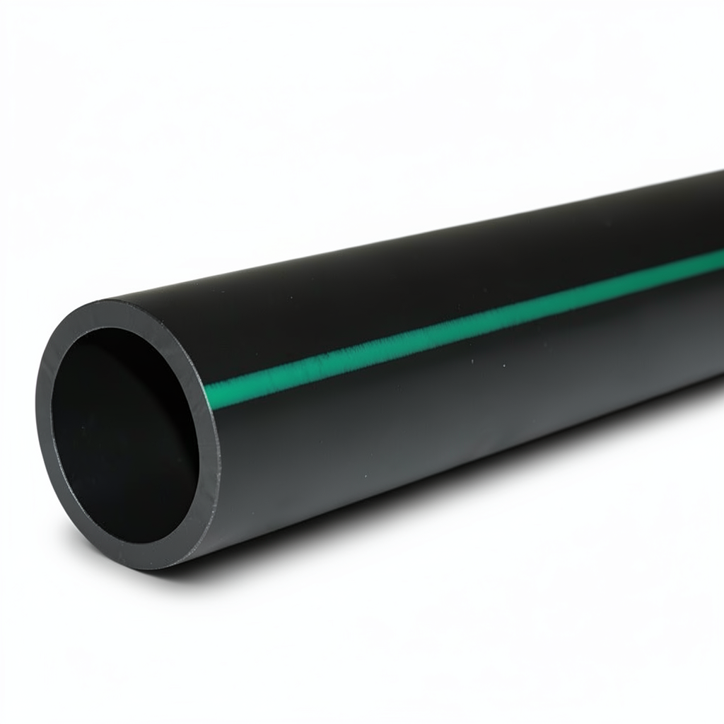 مواسير بلاستيك HDPE ضغط 12.5 بار PE 80 قطر خارجي 280 مم SDR 11 لون أسود