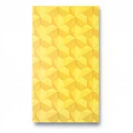 Dutch Geometric Wall Decoration Yellow Color, Length 10m, Width 0.53m, Model 218417