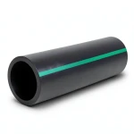 HDPE Pipe Nominal Pressure 16 Bar PE 80 OD 200 mm SDR 9 Black