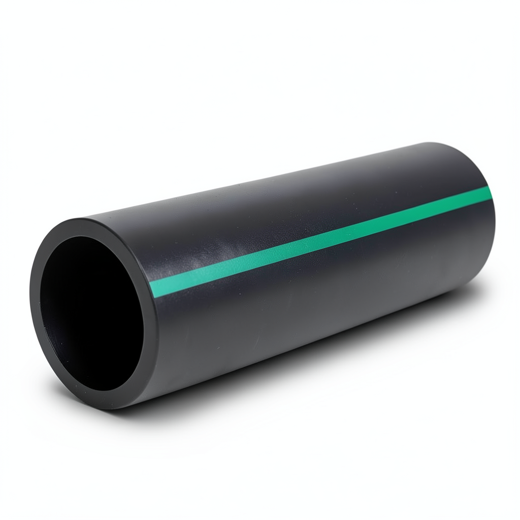 أنابيب HDPE ضغط 16 بار PE 80 قطر خارجي 200 مم SDR 9 لون أسود