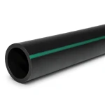 HDPE Polyethylene Plastic Pipe PN 12.5 Bar PE 80 400 mm SDR 11 Black