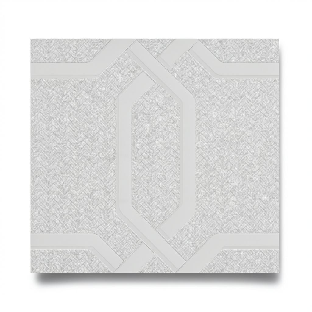 Italian Wallpaper 10m x 0.53m Pale Grey, Model 21103