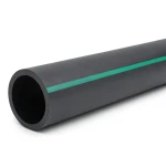 HDPE Polyethylene Pipe 16 Bar Pressure PE 80 Outer Diameter 250 mm SDR 9 Black