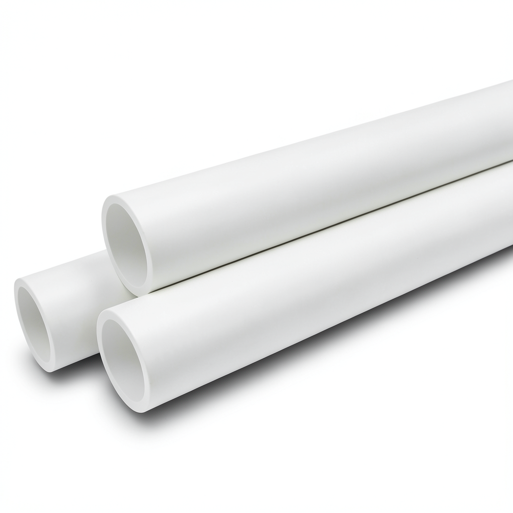 أنابيب ضغط UPVC مقاس 8 إنش سمك 6.73 مم لون أبيض ضغط 8.6 بار