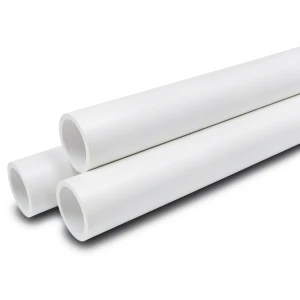 Pressure UPVC Pipes 6 inch Size 5.18 mm Thickness White Color 8.6 Bar