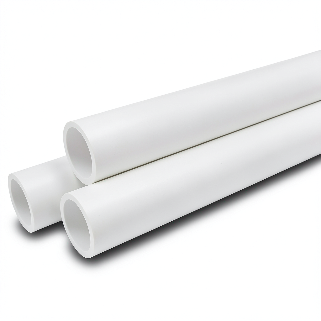 Pressure UPVC Pipes 6 inch Size 5.18 mm Thickness White Color 8.6 Bar