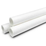 أنابيب ضغط UPVC 11 بار مقاس 1 إنش سمك 1.52 مم لون أبيض