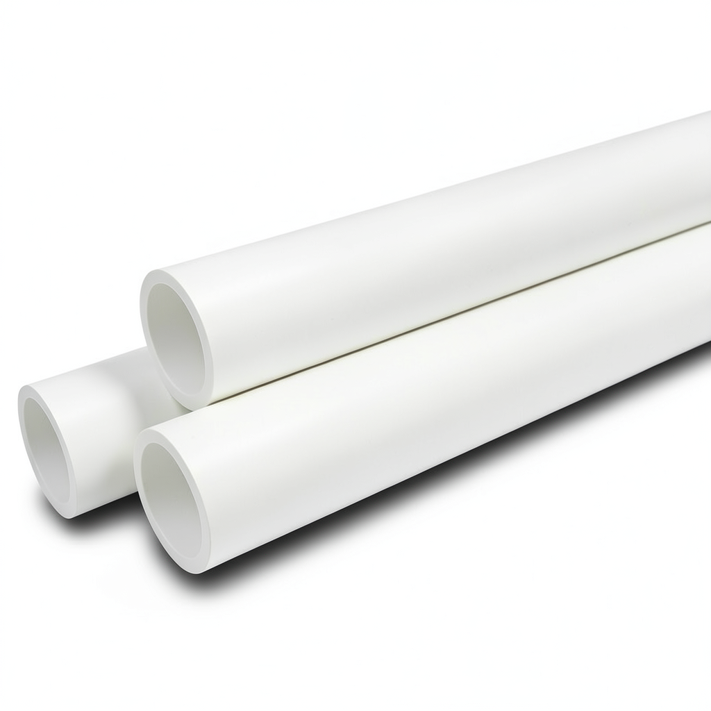 أنابيب ضغط UPVC 11 بار مقاس ½1 إنش سمك 1.85 مم لون أبيض