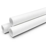 مواسير ضغط UPVC ضغط اسمي 11 بار مقاس 3 إنش سمك 3.43 مم لون أبيض
