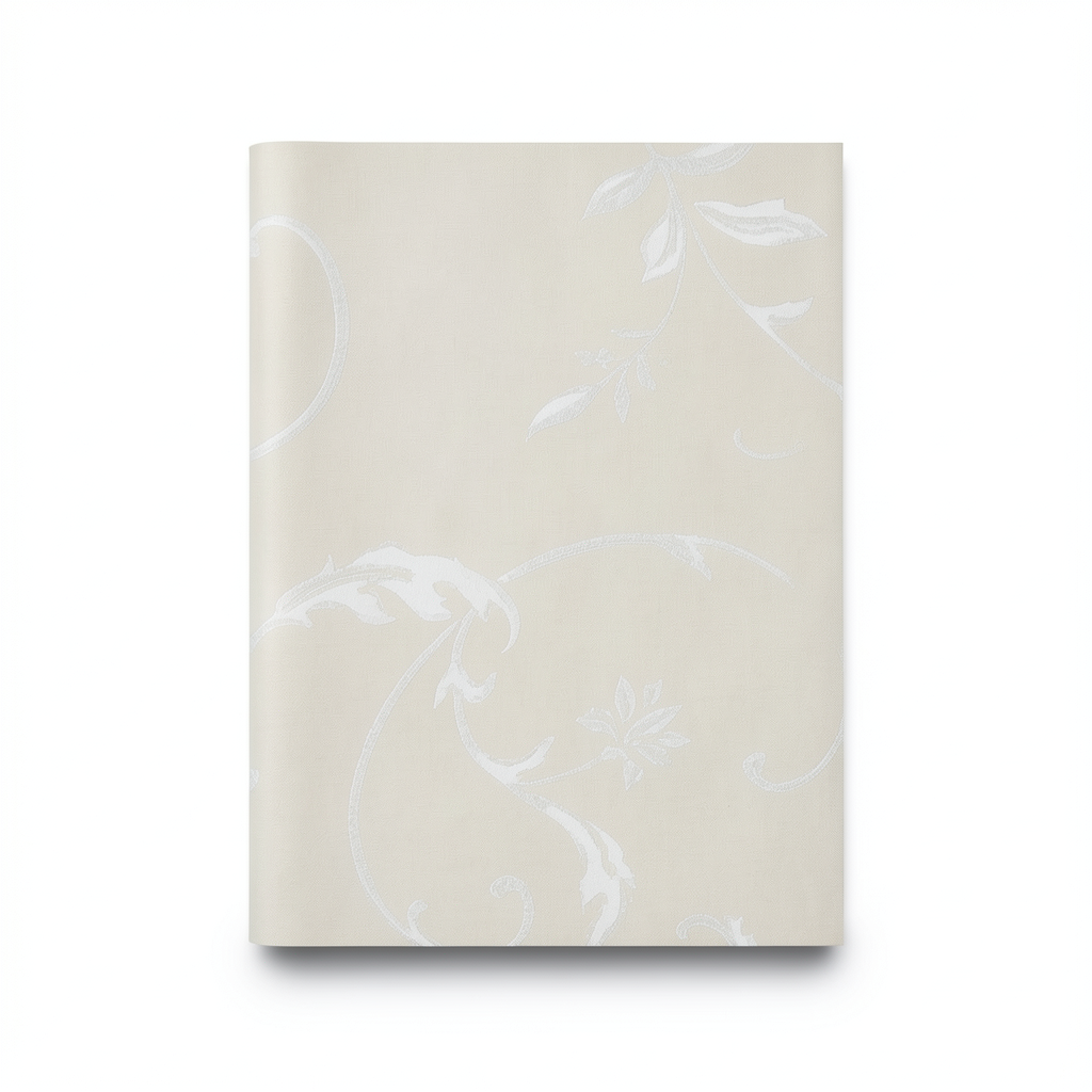 Italian Wallpaper 10m x 1.06m Beige Color, Model 7655