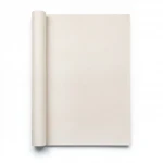Plain Italian wallpaper, size 10 m x 1.06 m, pale beige color, model 81923