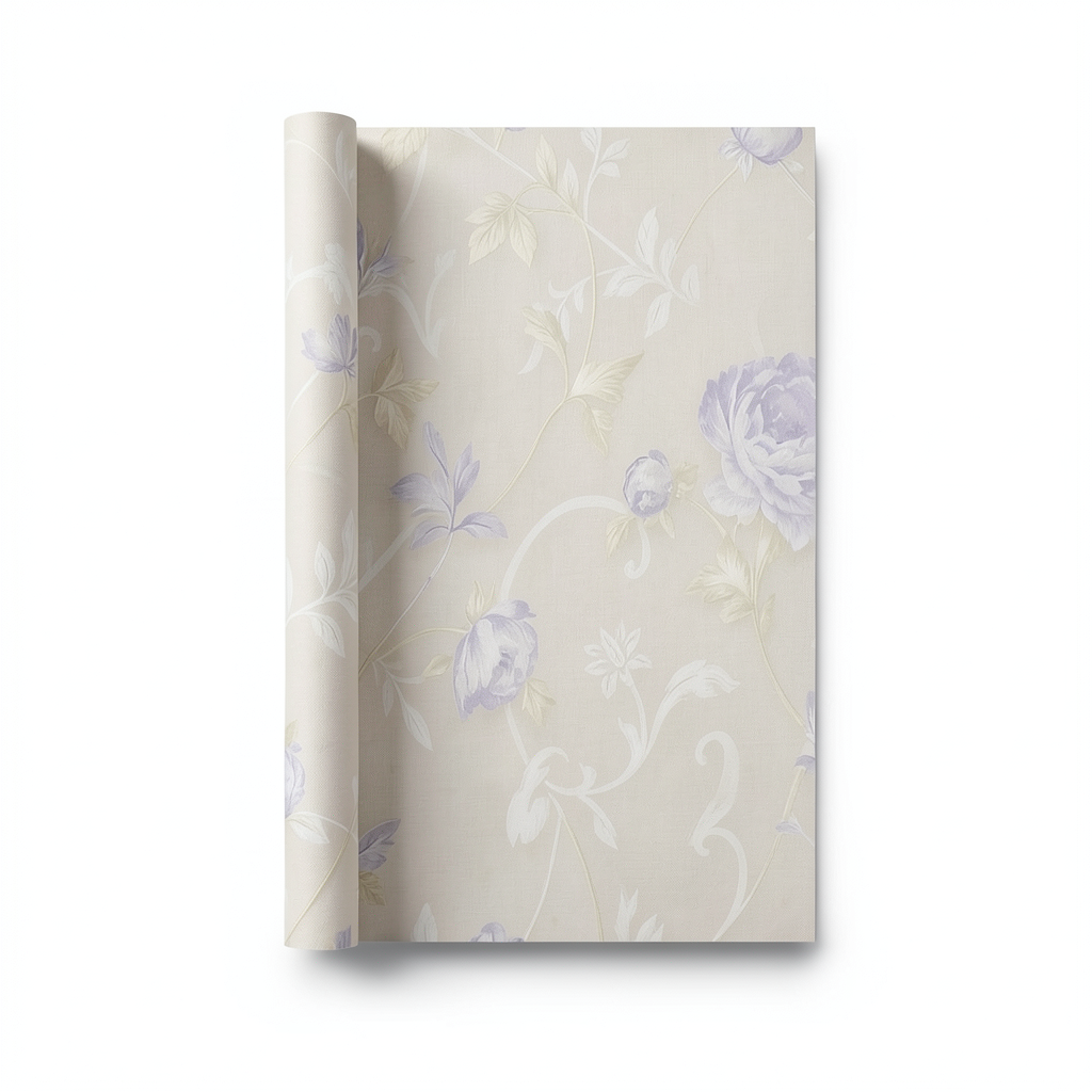 Italian Wall Decoration 10m x 1.06m Beige Color, Model 7650
