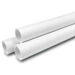 مواسير ضغط UPVC مقاس 3 إنش سمك 4.24 مم ضغط 13.8 بار لون أبيض