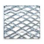 Galvanised Steel Expanded Metal Mesh Bahri Thickness 4.8 mm Width 2.44 M Length 2 M