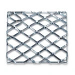 Galvanised Steel Expanded Metal Mesh Bahri Thickness 5.8 mm Width 2.44 m Length 2 m