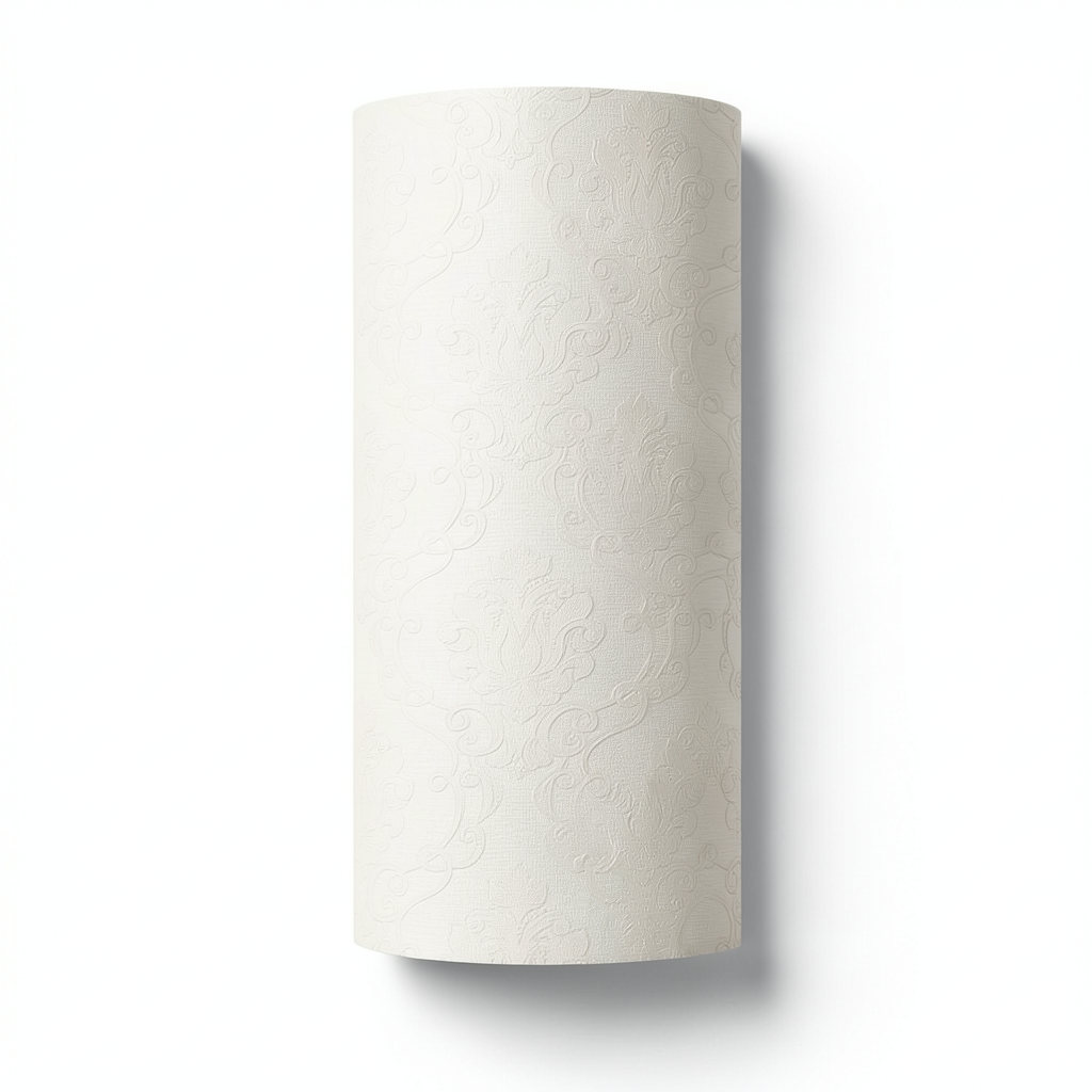 Classic Wallpaper Length 10m, Width 0.53m, Pale Beige Color