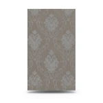 Classic Wallpaper Length 10m, Width 0.53m, Dark Beige Color, Model Z21724