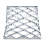 Galvanised Steel Expanded Metal Mesh Bahri 6 mm Thickness 2.44 m Width 2 m Length