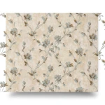 Italian Wallpaper Floral Design 10m x 1.06m, Beige