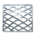 Galvanised Steel Expanded Metal Mesh Bahri 6 mm Thickness 2.44 m Width 2 m Length